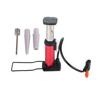 DGLDCSHUAI Mini Bomba de Bicicleta de 5 Colores Bombas de pie portátiles para Motocicleta Aleación de Aluminio (Roja)