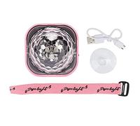 DGLDCSHUAI Muñeca Colorida Luz Ambiental Bola Etapa Pulsera Lámpara RGB Luz de Muñeca para Coche KTV Boda (Concha rosa)