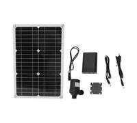 DGLDCSHUAI Panel solar monocristalino con caja de batería Bomba de agua 20W 18V Alta conversión para lámpara de calle de de coche