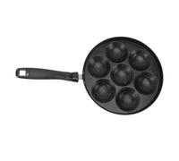 DGLDCSHUAI Sartén para Huevos Tortilla Sartén para Huevos Fritos Sartén con 7 Agujeros Antiadherente Multiusos para Hacer Desayuno en la Cocina Casera
