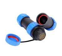DGLDCSHUAI SP21 IP68 2/3 /4/5 /7/9 /12pin Cable de Enchufe de aviación Impermeable Conector en línea (Qabin)