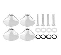 DGLDCSHUAI Tapa de Clavija de afinación Ukelele Perilla de afinación Mango Forma de Cola de pequeña Hebilla de Eje de Guitarra (Plata)