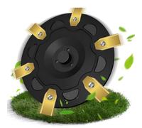 DGMI Disco de Tuning para Robots Cortacésped de 6 Cuchillas, para Robot Cortacésped de 6 Cuchillas Disco de Corte Compatible con Segway Navimow i105E, i108E Plato Giratorio para Robot Cortacésped