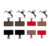 DGOINGPI 4 Pares de Pastillas de Freno de Disco aptas para Shimano M988 M985 XT aptas para TR M785 aptas para SLX M666 M675 aptas para Deore M615(2 Ceramic-2 Resin)