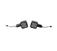 DGOINGPI Faro Compatible Compatible con Harley M8 Softail Low Rider ST FXRST, conjunto de faros LED para motocicleta, luces delanteras de haz alto-bajo con DRL Faro Adicional para Moto(Transparent)