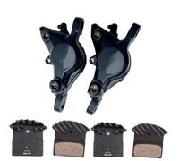 DGOINGPI Freno de Tambor para Bicicleta BR M7100 BR-M7100 Pinza de Freno de Disco MTB 2 pistones con Pastillas de Freno Resina G05S J05A Metal J04C Tambor Trasero para Bicicleta(BR with J05A a Pair)