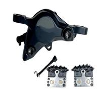 DGOINGPI Freno de Tambor para Bicicleta BR M7100 BR-M7100 Pinza de Freno de Disco MTB 2 pistones con Pastillas de Freno Resina G05S J05A Metal J04C Tambor Trasero para Bicicleta(BR with J04C-Plug)