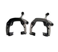 DGOINGPI Freno de Tambor para Bicicleta Freno de Bicicleta Plegable, Pinza de Freno en V Compatible con Pinza de Freno de llanta de Bicicleta Brompton Tambor Trasero para Bicicleta(Titanium 2 pcs)