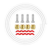 DGOINGPI Freno de Tambor para Bicicleta Manguera de Freno de Disco hidráulico, Carcasa de Tubo de Bicicleta Apta para Shimano, Magura, Sram SM-BH90 BH59 Tambor Trasero para Bicicleta(BH90-White)