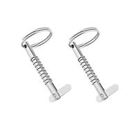 DGOINGPI Herrajes de la Cubierta Pasador de liberación rápida de 5mm para Barco, bisagra de Cubierta Superior, Hardware Marino, 2 uds. Accesorios para Barcos(51mm)