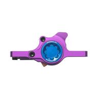 DGOINGPI Pinza de Freno de Disco hidráulico de Montaje Directo, Freno Ligero CNC para MTB, Compatible con Frenos de Disco de Bicicleta de montaña(Purple)
