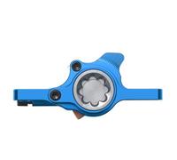 DGOINGPI Pinza de Freno de Disco hidráulico de Montaje Directo, Freno Ligero CNC para MTB, Compatible con Frenos de Disco de Bicicleta de montaña(Blue)