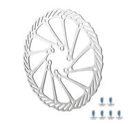 DGOINGPI Rotor de Freno de Disco de Bicicleta de 140mm 160mm 180mm Bicicleta de montaña y Carretera MTB con Rotor de Freno de Disco de 6 Pernos(180mm)