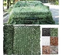 DGSFES Red Camuflaje Sombra Jardin,Militar Malla De Camuflaje,Toldo Camuflaje Exterior,para Decoración Caza Tiro Camping,Cubiertas del Coche,Ligero Durable,Protector Solar,Impermeable,3X5m