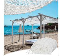 DGSFES Red Camuflaje Sombra Jardin,Militar Malla De Camuflaje,Toldo Camuflaje Exterior,para Decoración Caza Tiro Camping,Cubiertas del Coche,Ligero Durable,Protector Solar,Impermeable,4X4m