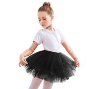 DGSHIRLDJO Faldas de Tutú, 5 Capas Falda Tul Princesa Tutus Faldas para Niñas 3-8 Años Cumpleaños/Daily Wear/Halloween Disfraz
