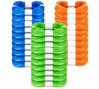 DGSL Cartuchos de recarga para cubos de basura para gatos, cartuchos de recambio antibacterianos para cubos de pañales y depósitos de basura para gatos (30 unidades (10 azules + 10 verdes + 10