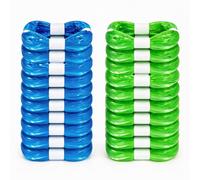 DGSL Recarga para cubos de basura para gatos, cartuchos de recambio antibacterianos para cubos de pañales y depósitos de basura para gatos (20 unidades (10 azules + 10 verdes)
