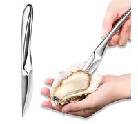 DGSLWH 1 piezas Cuchillo para ostras en Acero Inoxidable, Abridor de Ostras, Adecuado para abrir todo tipo de mariscos, como vieiras, almejas, mejillones y ostras.