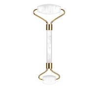 DGSTOREUK Herramienta de Masaje Facial de Cristal, Rodillo Facial de Piedra Natural, Gua Sha, SPA, Masaje Corporal de Cristal para Raspar