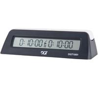 DGT 1001 Reloj de ajedrez digital negro - Temporizador de ajedrez para dos | Controles simples, pantalla clara