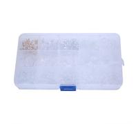 Dgtrhted 300pcs 15 valores Almohadillas nasales de silicona Gafas Tornillo en gafas Accesorios suaves Herramienta de reparación