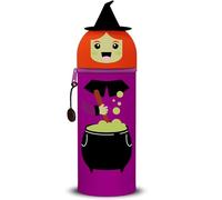 DGTSYAL Kawaii Estuche Escolar de Silicona Blanda 2 en 1, Portalápices de Mesa, Cremallera, Cute Estuche Papeleria de Cremallera (Pociones Brujas)