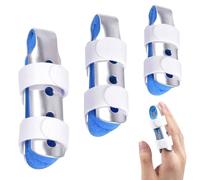 DGUSO 3 Piezas Ferula Dedo Meñique Mano, Férula Para Dedos, Protección Para Heridas, Adecuado Para La Fijación Articular De Dedos Rotos Para Corregir La Artritis, Férula Fija Ajustable