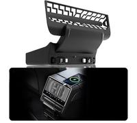 DGXWLLW Hub USB para Tesla Model Y Juniper 2025 2026 Model 3 Highland 2024 2025, 120W Dual Type-C Rear Vent Outlet Expansion Cover Fast Charger Center Console Docking Station con cable retráctil