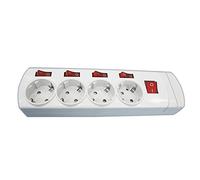 DH 36.188/SC BASE DE 4 TOMAS CON INTERRUPTORES INDEPENDIENTE