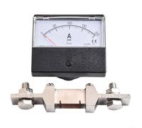 DH-670 Amperímetro analógico DC Amperímetro 0-200A/300A/75mV con indicador de panel de derivación para lectura de corriente del sistema eléctrico (200A)