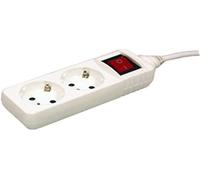 DH BASE 2 TOMAS C/INTERRUPTOR C/CABLE 1.5 M