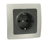 DH BASE SCHUKO EMPOTRABLE. LILLE.PLATA-GRIS