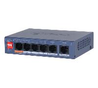 (DH-CS4006-4ET2GT-60) DAHUA SWITCH 6 PUERTOS, 4XRJ45 10/100 MBPS POE, 2XRJ45 GIGABIT, L2 CLOUD MANAGED