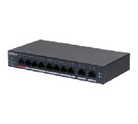 (DH-CS4010-8GT-110) DAHUA SWITCH POE 8 PUERTOS GIGABIT + 2 RJ45 UPLINK GIGABIT 110W MANAGED CLOUD L2 1.0.01.20.11244-9001