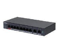 (DH-CS4010-8GT-110) DAHUA SWITCH POE 8 PUERTOS GIGABIT + 2 RJ45 UPLINK GIGABIT 110W MANAGED CLOUD L2 1.0.01.20.11244-9001