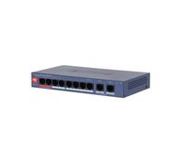 (DH-CS4010-8GT-110-V2) DAHUA SWITCH 10 PUERTOS CLOUD MANAGED GIGABIT, 8 PUERTOS POE, 110W, HI-POE, L2