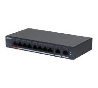 (DH-CS4010-8GT-110-V2) DAHUA SWITCH 10 PUERTOS CLOUD MANAGED GIGABIT, 8 PUERTOS POE, 110W, HI-POE, L2