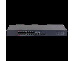 DH-CS4220-16GT-240: DAHUA SWITCH CLOUD MANAGED L2, 20 PUERTOS, 16 RJ45 GIGABIT POE + 2 RJ45 GIGABIT + 2 SFP GIGABIT UPLINK, 240W, 40GBPS, 440X220X44MM