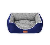 DH DREAMER HOME Cama para Perros Suave y Cómoda con Base Antideslizante Funda Extraíble con Cremallera- Cama Antiestrés Lavable para Mascotas, Funda Transpirable y Relleno Acolchado 57x42x17cm