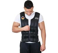 DH FitLife Chaleco Lastrado Ajustable 10/20/30 kg para Entrenamiento | Distribución equilibrada｜Bloques extraíbles｜Cierre con cremallera｜Correas anchas｜Material transpirable