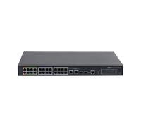 (DH-LR2226-24ET-360-V2) DAHUA SWITCH L2 EPOE GESTIONABLE 24 PUERTOS 10/100 (8 EPOE/EOC + 16 POE) + 2 UPLINK COMBO GIGABIT/SFP