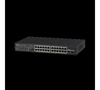 Dahua Conmutador PFS3125-24ET-190 25 puertos (24 PoE) Fast Ethernet 10/100 L2 No administrado Negro