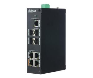 (DH-PFS3409-4GT-V2) DAHUA SWITCH INDUSTRIAL L2 4 PUERTOS +1 UPLINK GIGABIT + 4 SFP