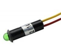 DH Piloto led 5mm 12V verde