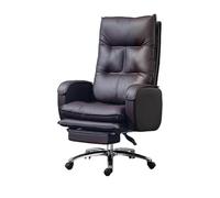 Dh2yjnbf3 Ajustable Silla de Oficina ergonómica con función reclinable for Juegos en casa, y Dormitorio. Cómoda Silla ejecutiva Cuero