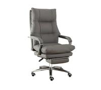 Dh2yjnbf3 Ajustable Silla de Oficina Lujo, Silla ergonómica reclinable for Ordenador, Comodidad for el hogar, Descanso for Almuerzo, sofá, Que se Puede Levantar y Girar(Grey)