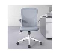 Dh2yjnbf3 Ajustable Silla de Oficina Personal Moderna y Sencilla Que se Puede Girar con reposabrazos negociación salón Malla Respaldo(Grey)