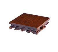 Dh2yjnbf3 Decoración del hogar Base cuadrada en miniatura for bonsái, juego de té, figuritas, expositor Aplicación en interiores(Grande)