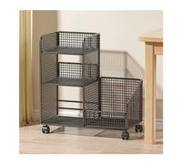 Dh2yjnbf3 Librería Estantería móvil for Escritorio, Estante de Almacenamiento for Piso, Bolso Escolar, gabinete for Almacenamiento de Libros, Carrito con Ruedas for Oficina Estante para Libros